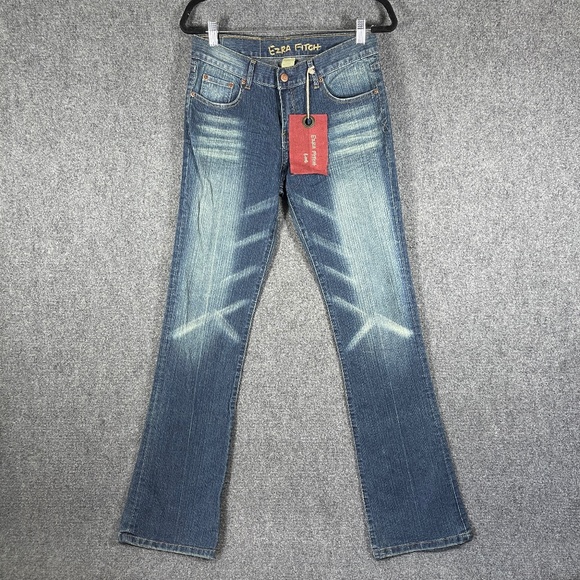 Ezra Fitch Denim - NWT Ezra Fitch Vintage Y2K Bootcut Jeans Mid Wash Womens Size 29x34 #1796